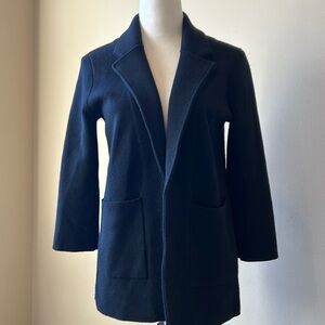 J Crew Black XS sophie sweater blazer